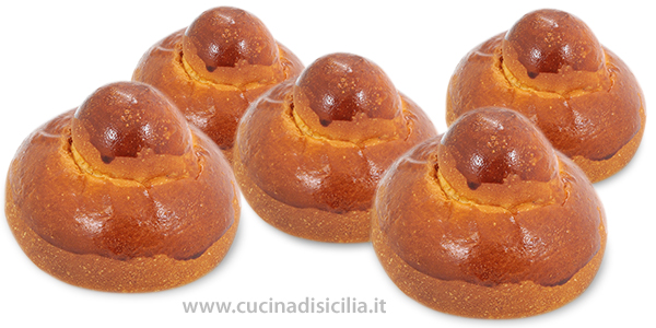 Brioche co tuppu - Cucina di Sicilia