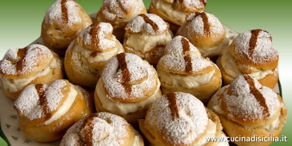 Biscotti di San Martino ripieni - Cucina di Sicilia